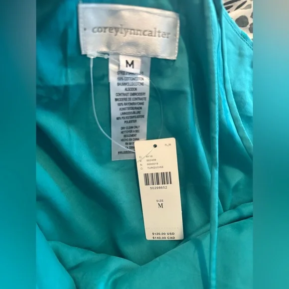 NWT Anthropologie Corey Lynn Calter Giverny Embroidered Blouse Size Medium - Picture 10 of 10